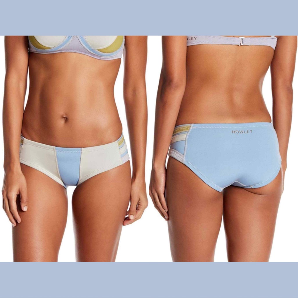 Nwd Cynthia Rowley Colorblock Bikini Bottom Large